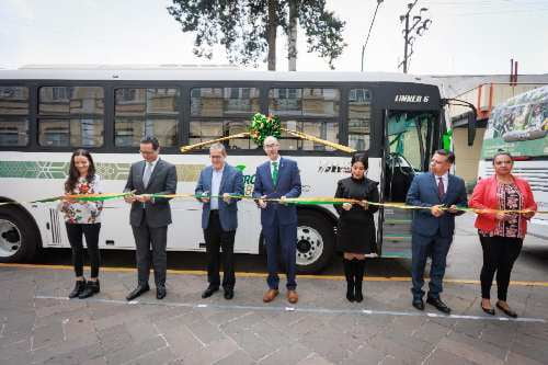 UAEMéx recibe unidades de Potro Verde Bus en beneficio de los universitarios